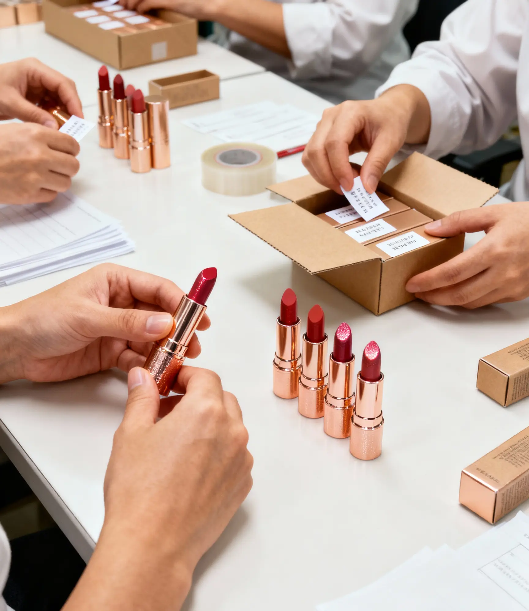 jimeng-2025-11-14-3634-工人们正在包装口红.webp