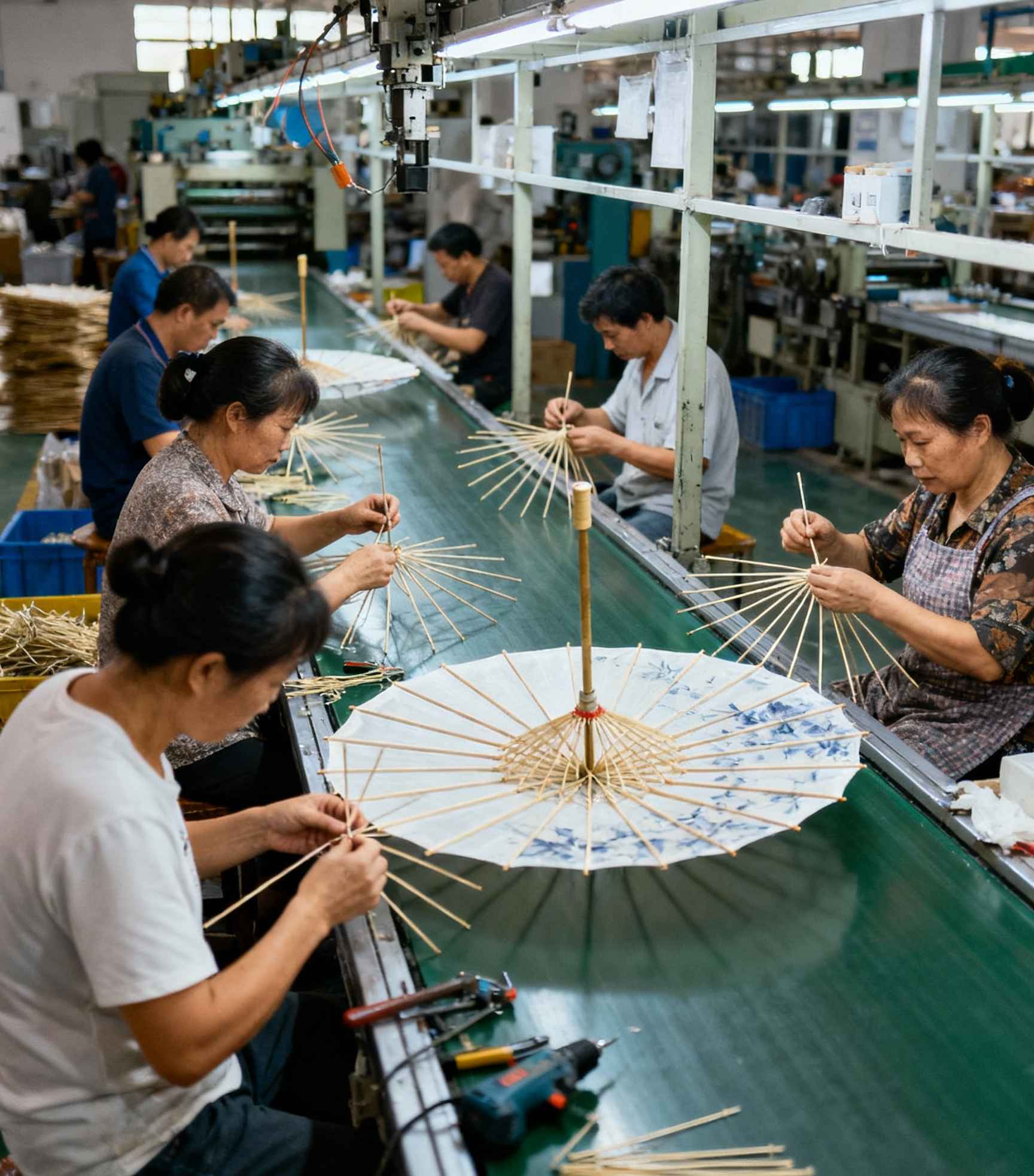 jimeng-2025-11-15-1824-工人们正在生产雨伞 (1).png