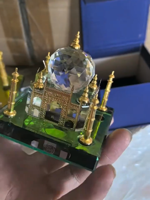 印度金庙水晶玻璃工艺品