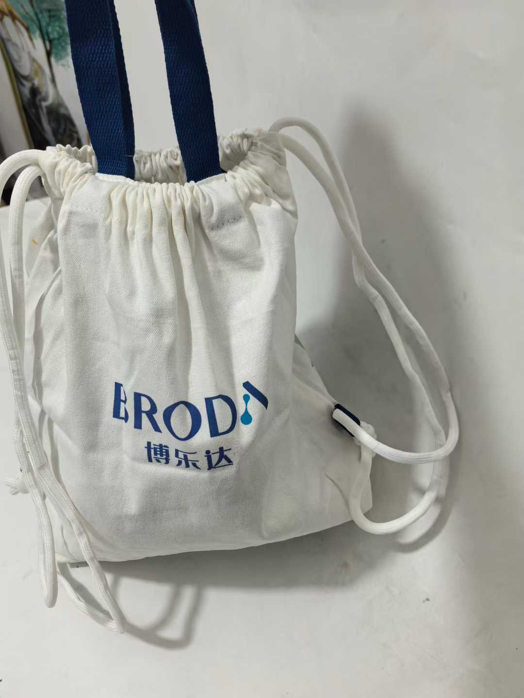 便携帆布束口袋背包