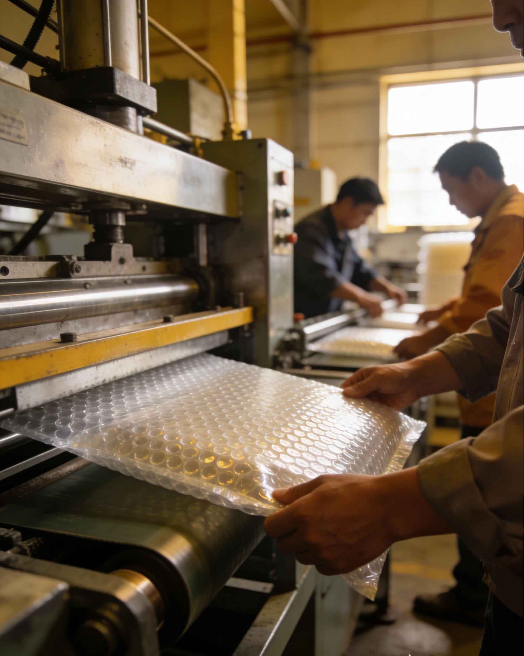 工人们正在生产气泡袋 (1).png