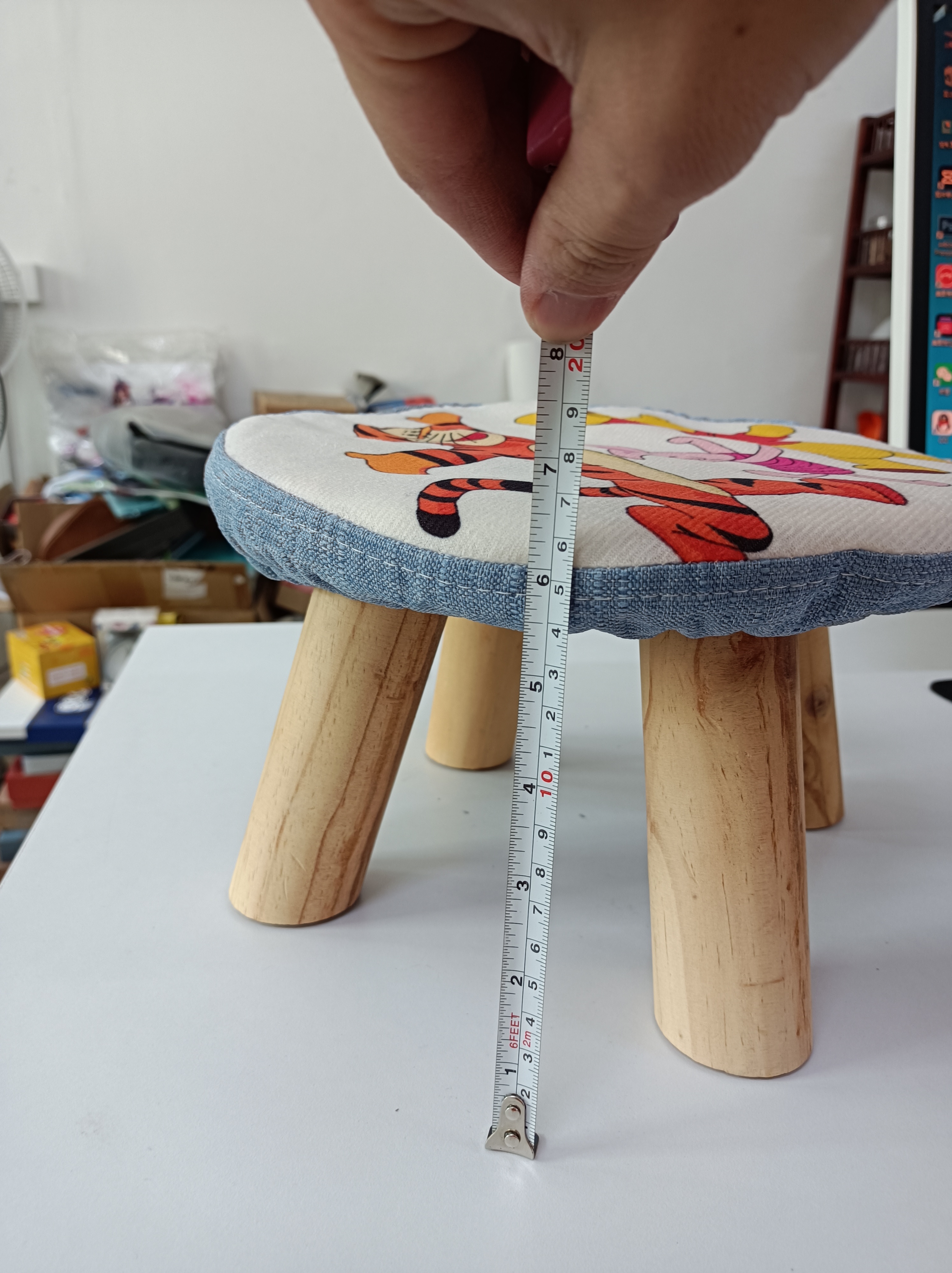 儿童布艺蘑菇凳